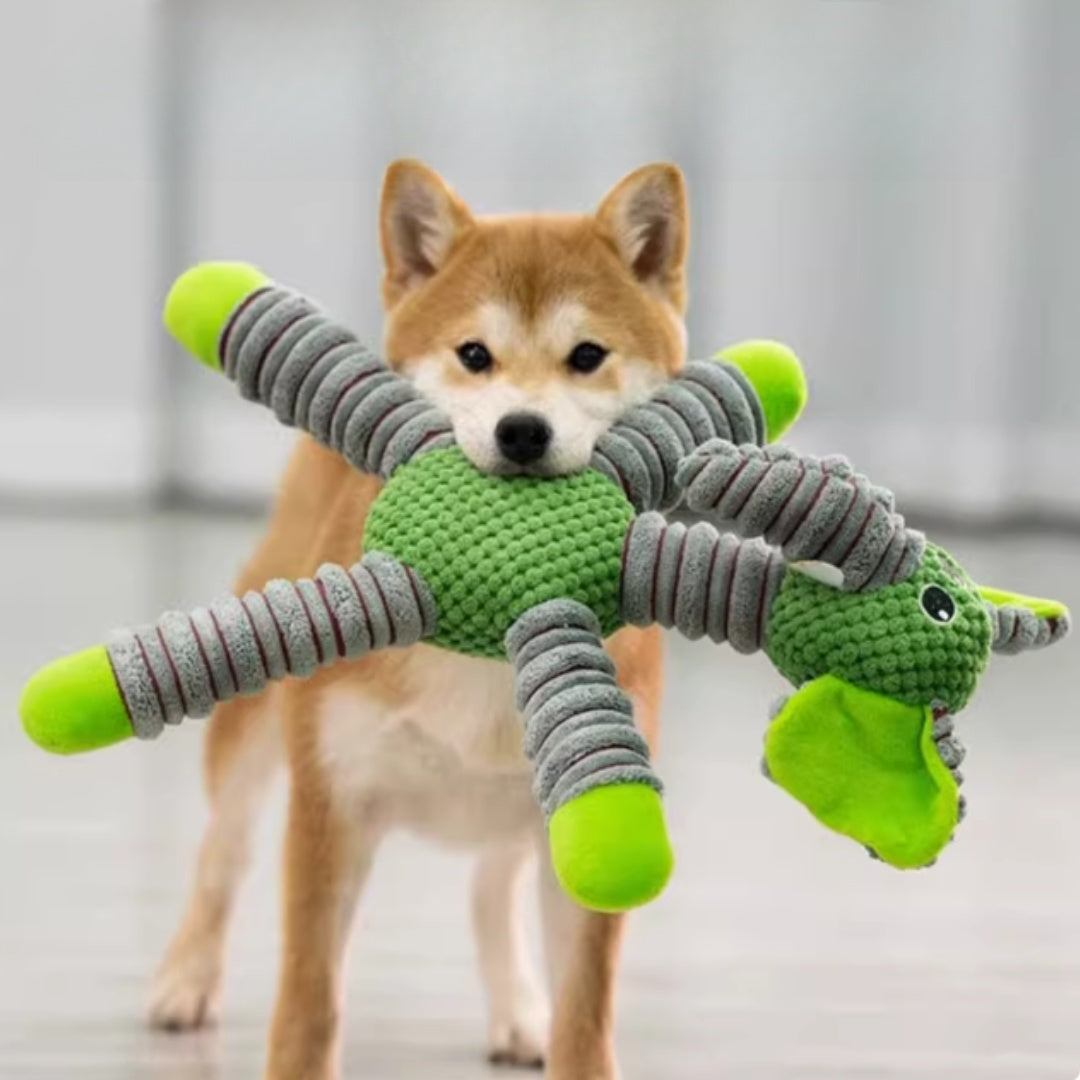狗狗可愛磨牙玩具 - 綠色大象
