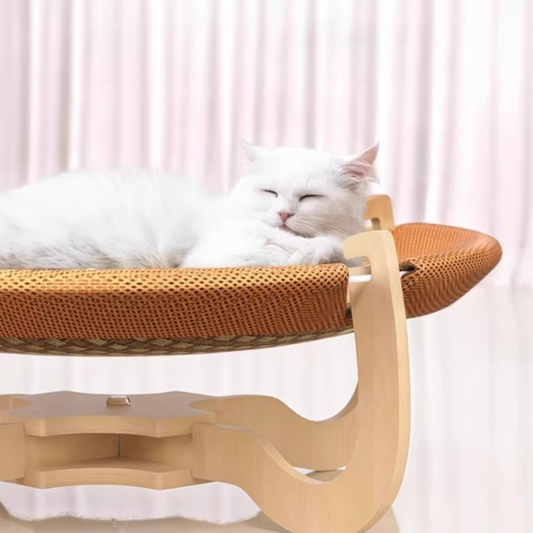 韓風藤製貓窩