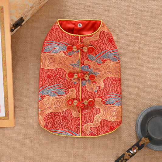 賀年衣服 - 唐裝背心(薄款)