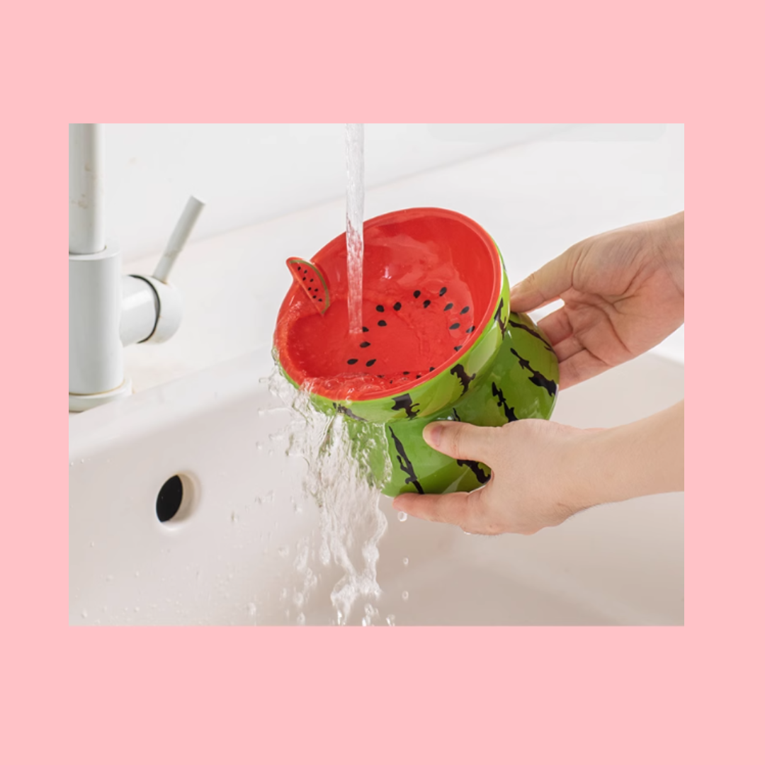 可愛生果造型 食物碗 水碗