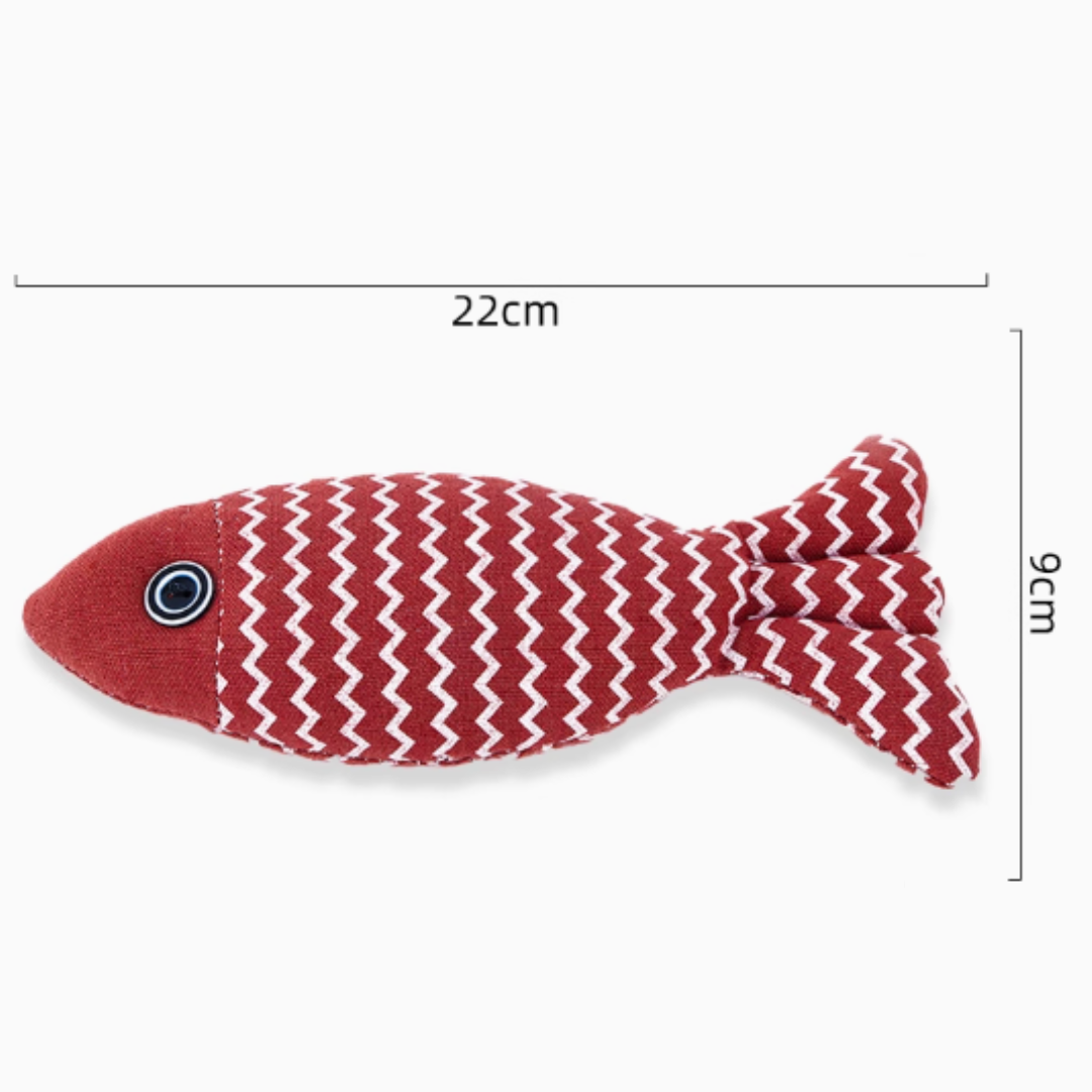 貓咪 貓薄荷小魚玩具