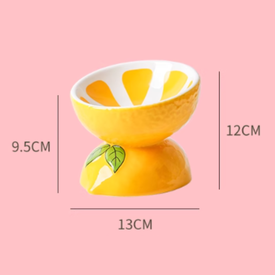 可愛生果造型 食物碗 水碗