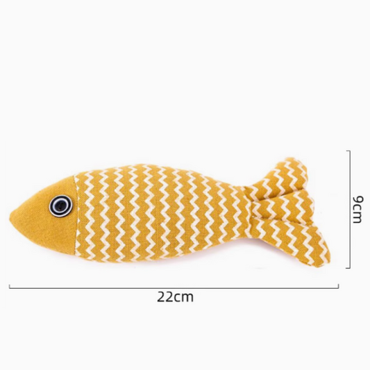 貓咪 貓薄荷小魚玩具