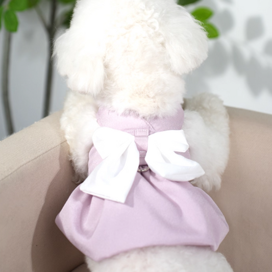 蝴蝶結仙氣寵物裙子