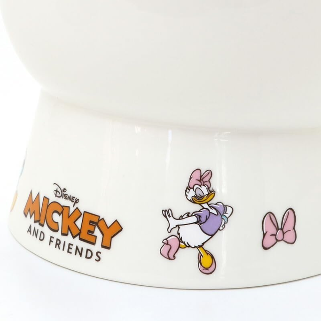 日本 Pet Paradise 迪士尼米奇家族 斜口食碗 (內附防滑墊)