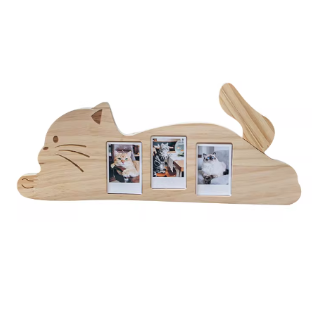 木製貓咪相架