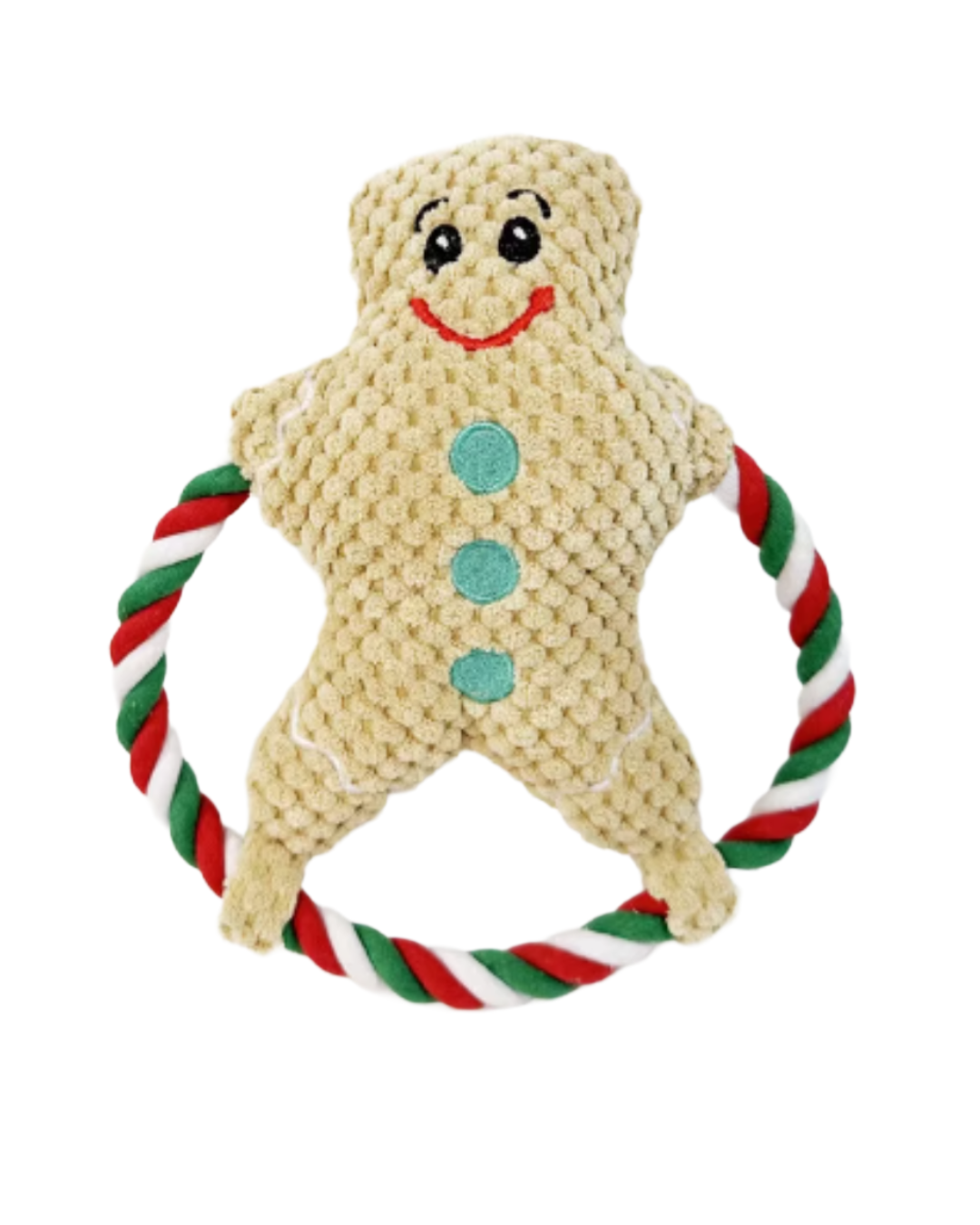 聖誕公仔造型發聲耐咬磨牙玩具