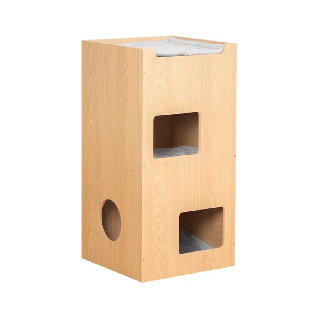 PETTIFUL 天然木紋貓塔