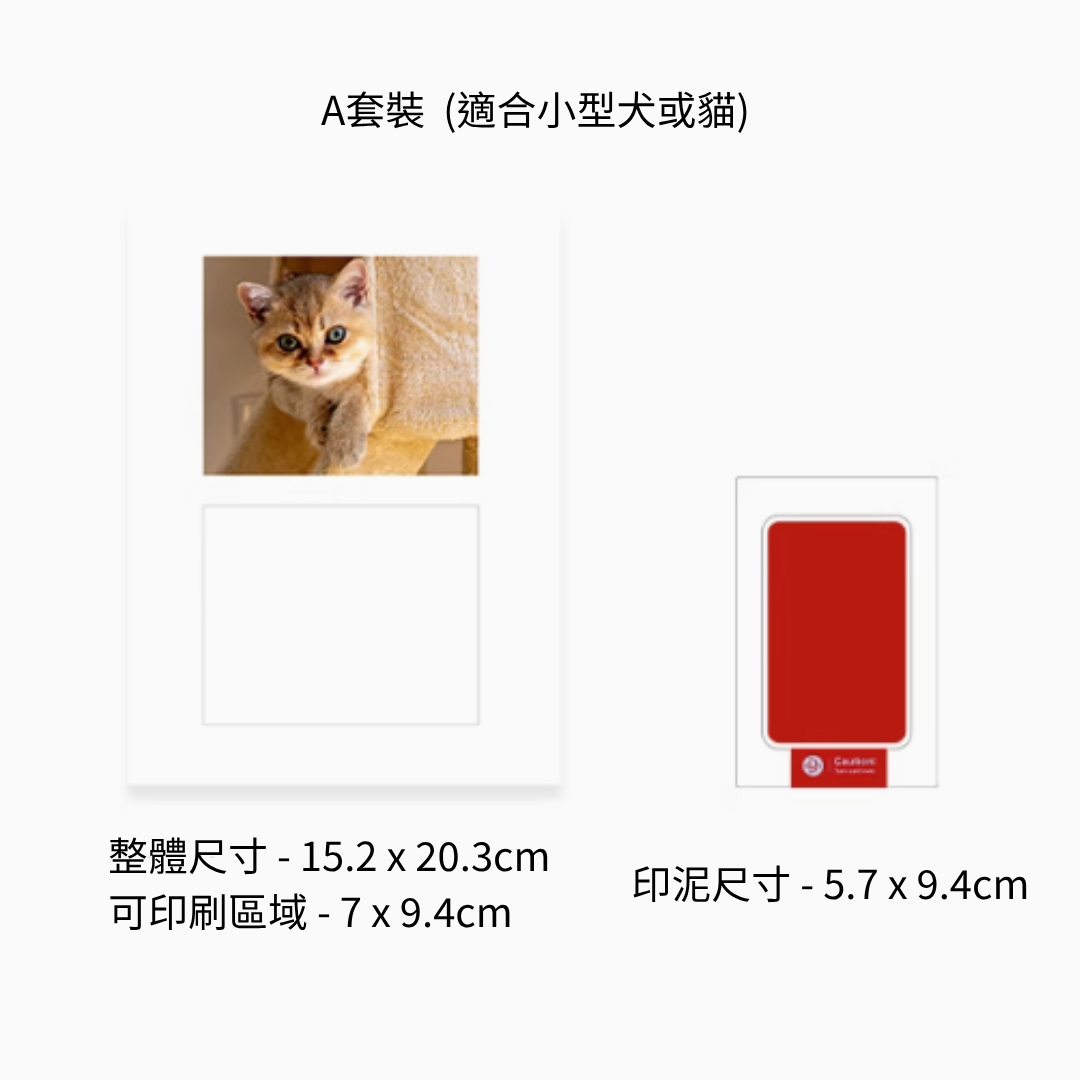 訂制寵物爪印連相架套裝