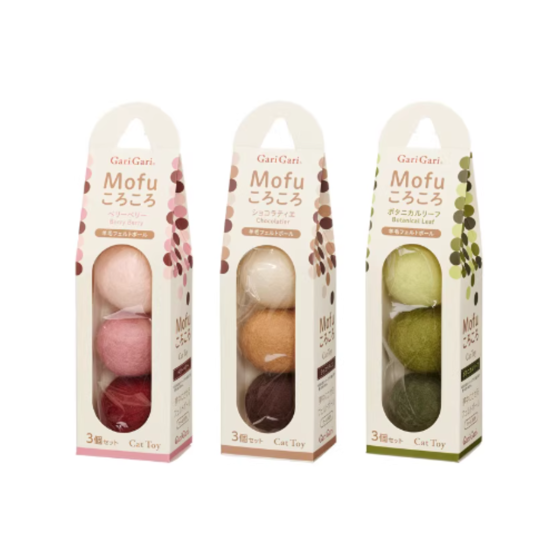 Gari Gari Mofu 100% 羊毛球 (三個裝)