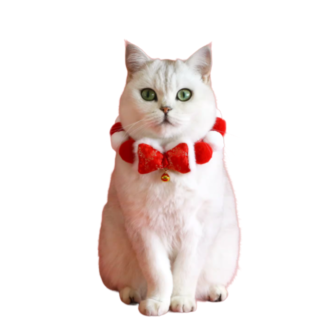 新年造型必備 喜慶頸圈 - 蝴蝶結